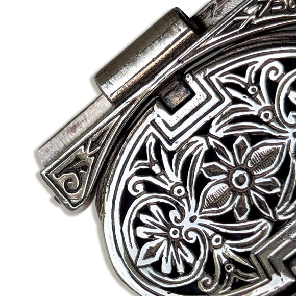 Konstantino 18kt Gold Inlay and Onyx Link Bracelet - Picture 5 of 5